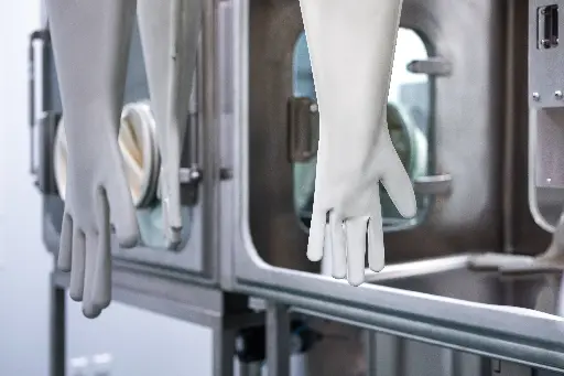 Tests de stérilité sous isolateur